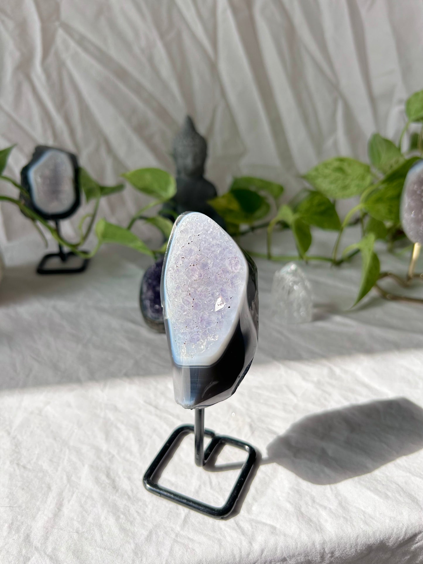 Fairy amethyst agate