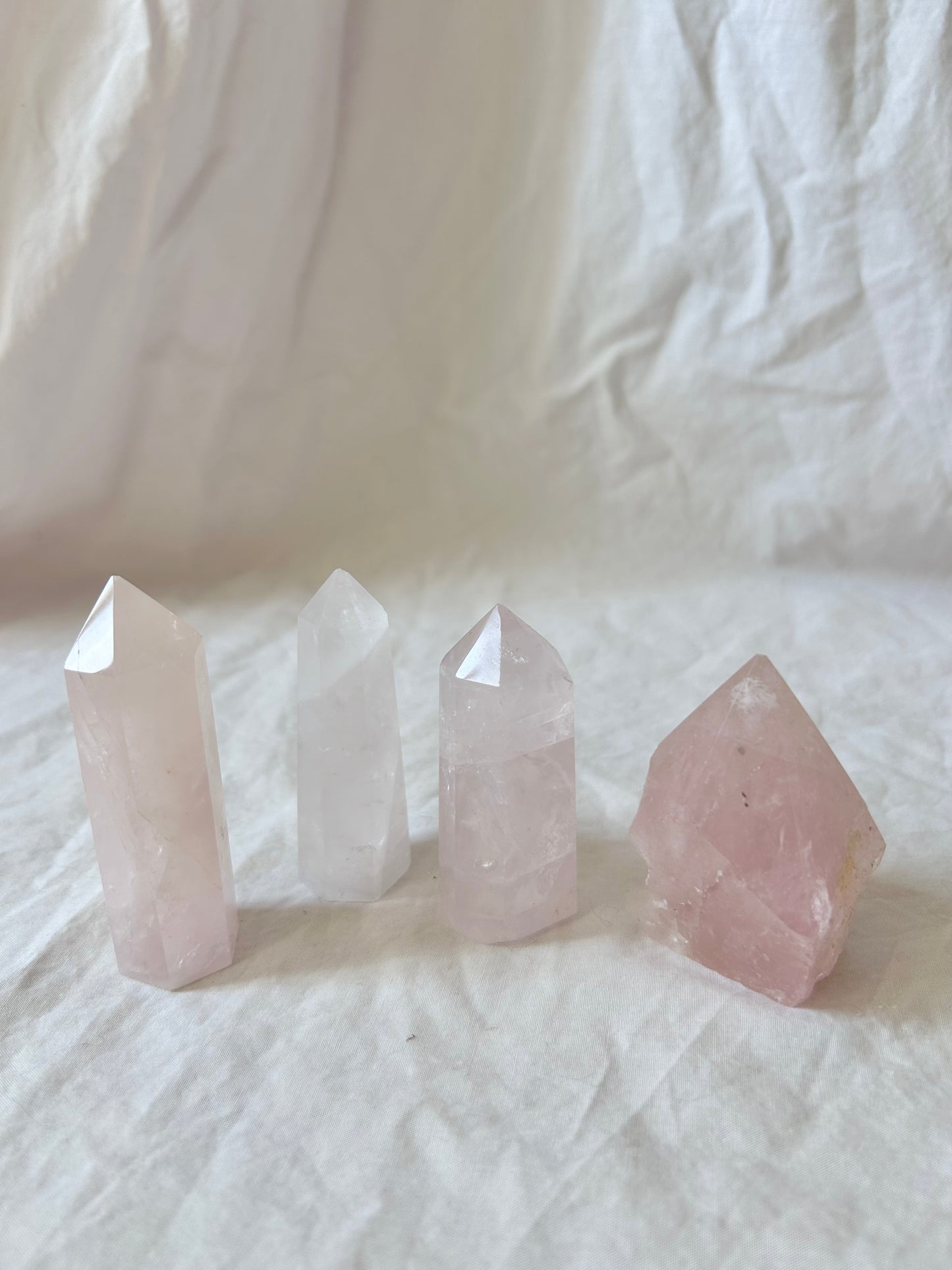 Rose quartz tower